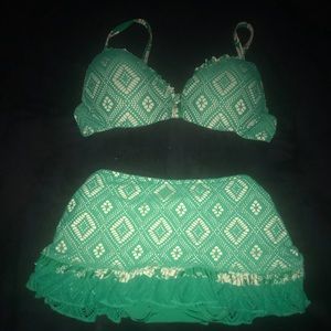 Becca two piece swim suit